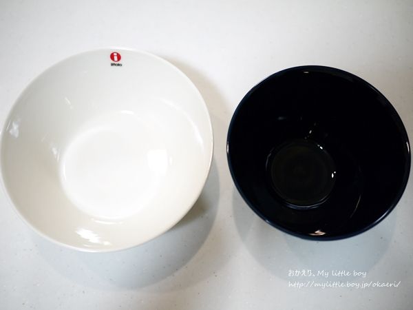 ARABIA koko のボウルと明太子 : おかえり、My little boy