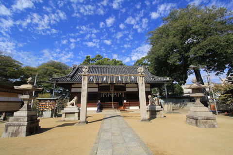 渋川神社2拝殿