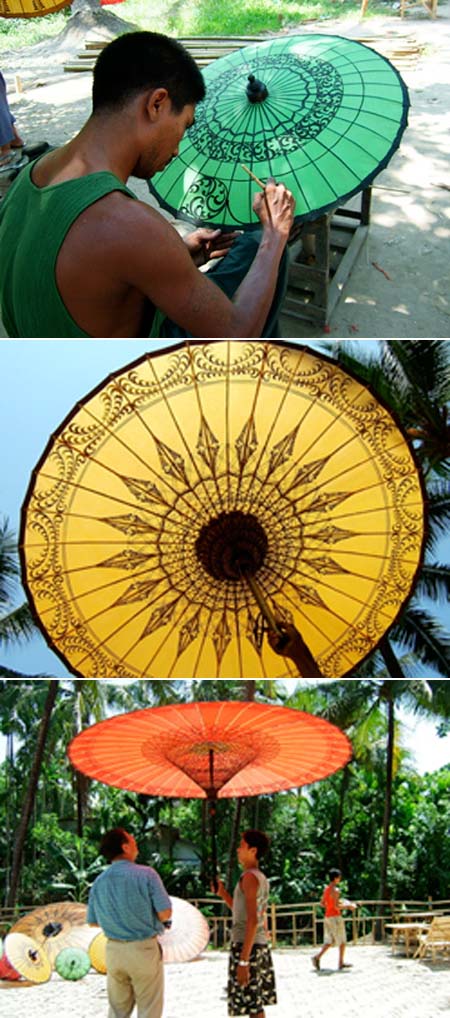 豆傘　ミャンマー　竹製 豆傘 ミャンマー 竹製