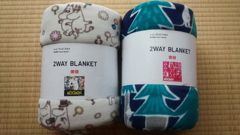 ユニクロ ムーミン ブランケット ユニクロ ムーミン ブランケット 2色セット ユニクロ ムーミン