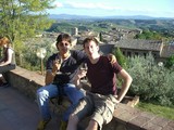 2 boys drinking