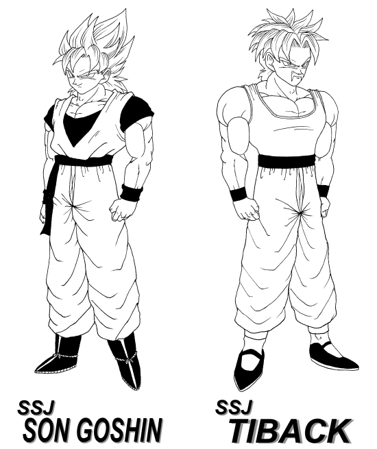 ssjgoshin&tibackmono