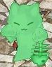 11月25日新種!緑半透明なロロちゃんのネコ