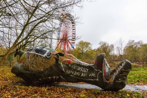 Abandoned Berlin Spreepark Amusement Fun Park-9987