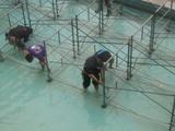 水上ステージの解体作業8