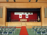 卒業式準備2011