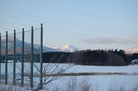 山と雪