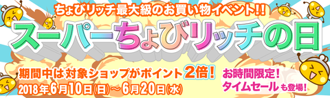 スーパーちょびリッチの日