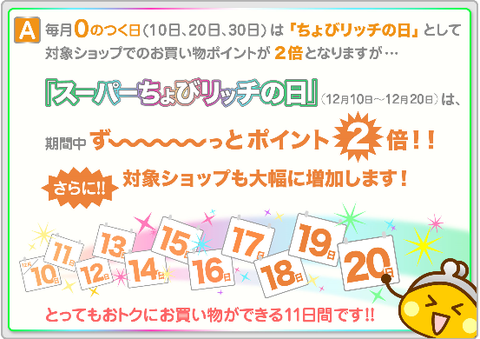 スーパーちょびリッチの日