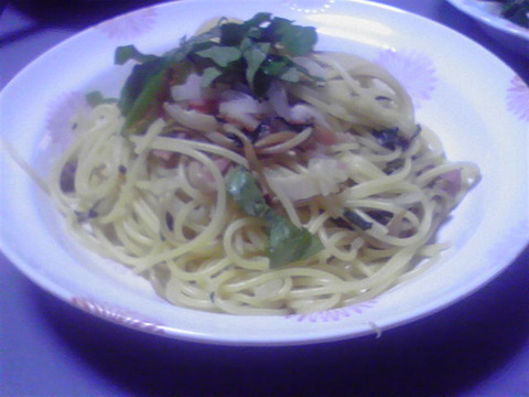 バジルのパスタ