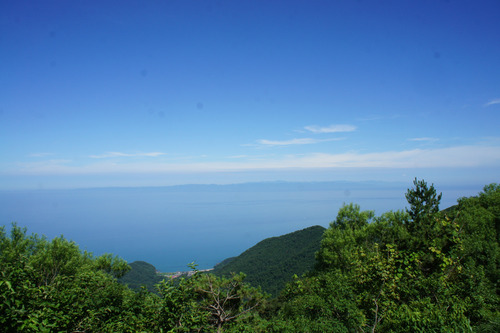 09佐渡島見える