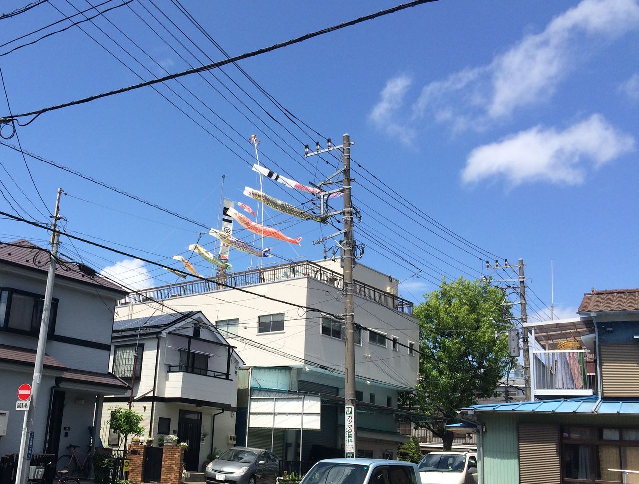 立派なのぼりも立っています。