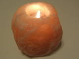 salt candle holder