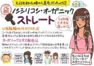 ノンシリコンオーガニックストレート(手描き) のコピー