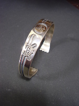 インディアンジュエリーご紹介 HOPI Jason・Takala オーバレイ14K