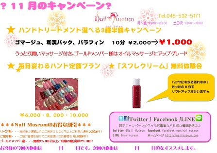 2018年11月チラシ