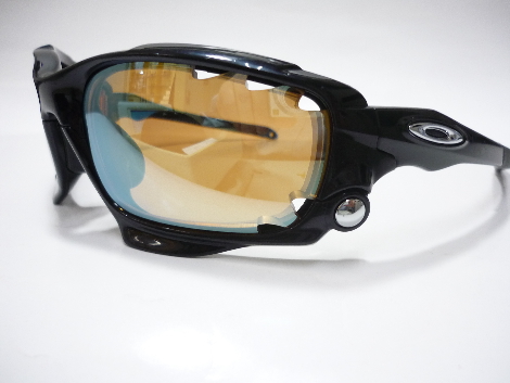 OAKLEY レーシングジャケット&TALEX タレックス偏光レンズ 