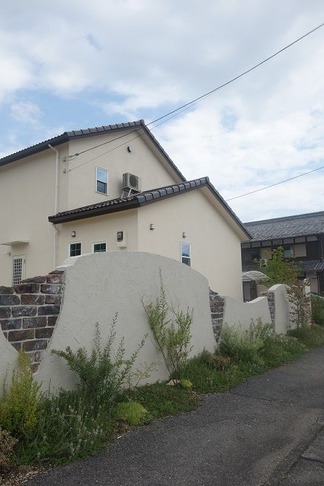 アンティークな壁面仕上げ