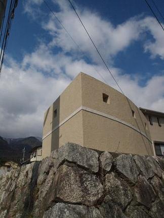 外周塗壁作業