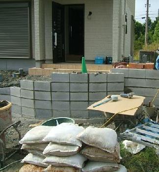 積材作業開始です