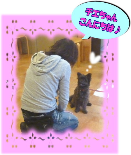 チエちゃん・先生とご挨拶♪