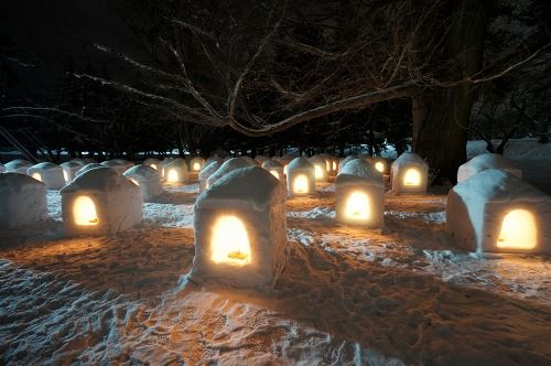 弘前雪燈籠1