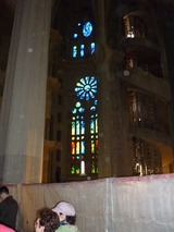 サグラダ・ファミリア大聖堂のステンドグラス