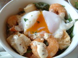 プリン体だらけの丼ですな(笑)