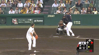 阪神、熊谷と糸原のナイスプレー!!!