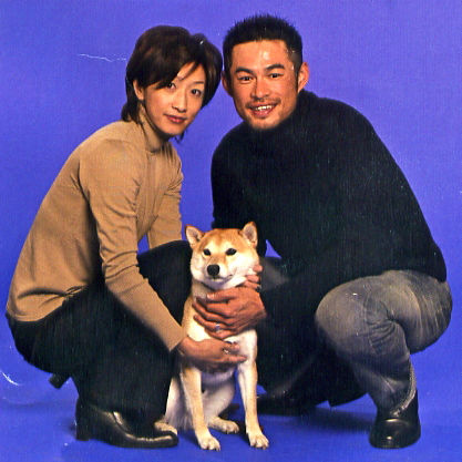 イチローと愛犬の一弓 (3)