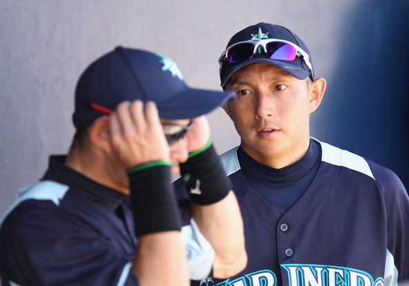 Ichiro+Suzuki+Munenori+Kawasaki+Cincinnati+A-gXmvobqVNl