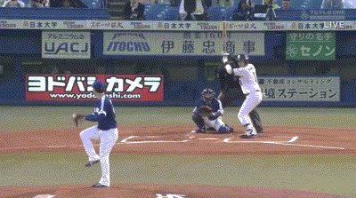 ヤクルト・山田　初球先頭打者ホームラン！！！！！！！