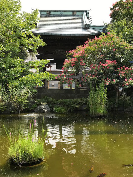 大師の池と鐘
