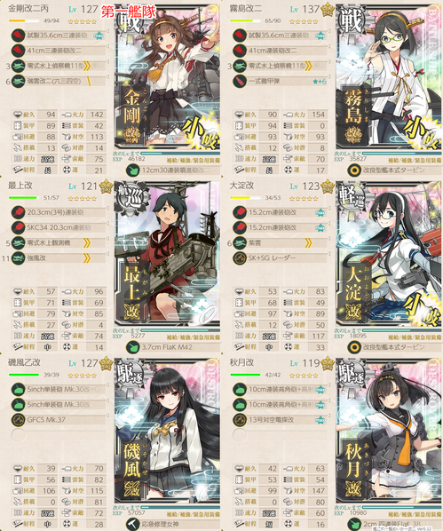 重改装高速戦艦「金剛改二丙」、南方突入!5-1