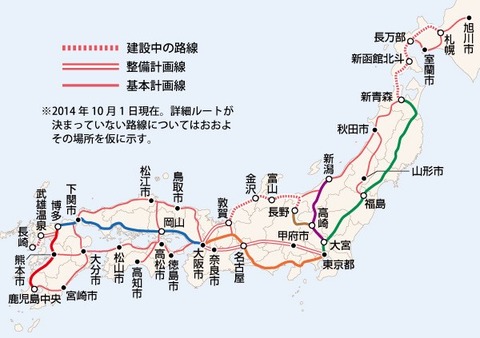 新幹線・基本計画線