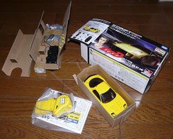 AERO R/C ドリフトパッケージライト 頭文字D マツダ RX-7 (FD3S)」組立