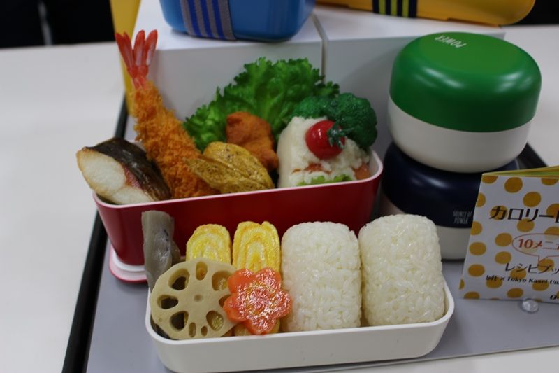 ロフトで ダイエットしているひと向けのお弁当箱をみてきました。 こちらは 東京家政大学監修オリジナルレシピブック付き弁当箱です