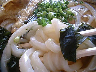 うどんのアップ
