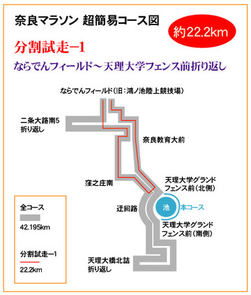 奈良マラソン 分割試走-1