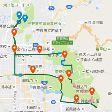 奈良マラソン10kmマラソンコース