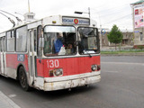 朝散歩トロリーバス
