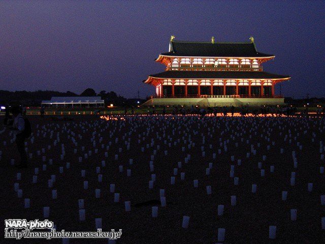 燈花会＠大極殿院（平城遷都1300年祭 光と灯りのフェア