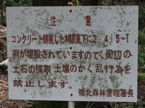 看板アップ