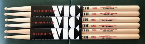 VIC FIRTH SD2 Boleroを新調
