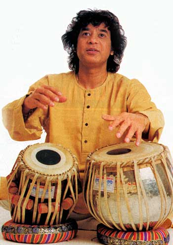 Zakir Hussain : Jazz & Drummer