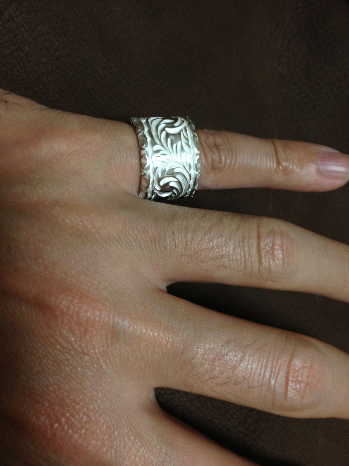 ノーチラス唐草リング（日々の作品） | Nautilus Art Jewelry