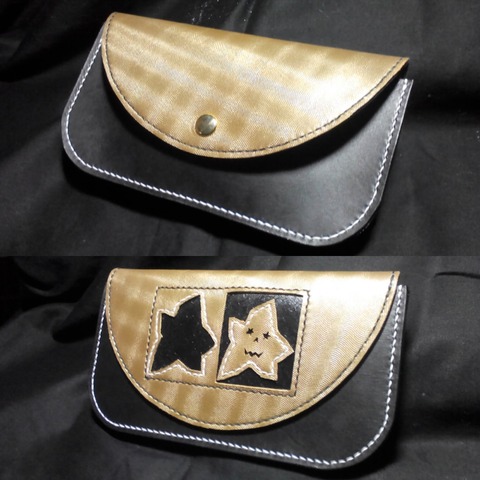 《lLunar Bop》Handmade leather wallet。