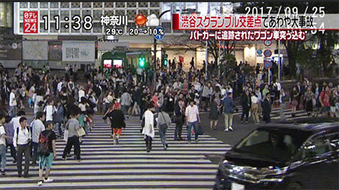 渋谷 暴走車