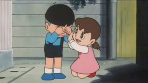 泣いてるガキ
