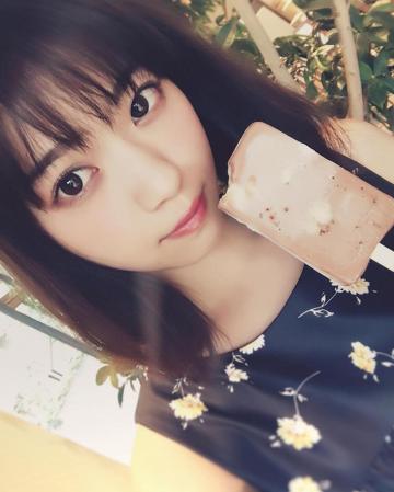 アイス 自撮り SNS